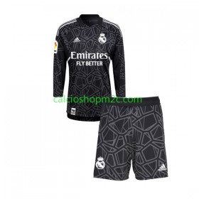 Real Madrid Portiere Bambino Maglia Trasferta 2022/2023 Manica Lunga (+ Pantaloncini)